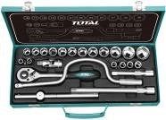 TOTAL Spanner Set Ratchet (19-32mm) - 6pcs