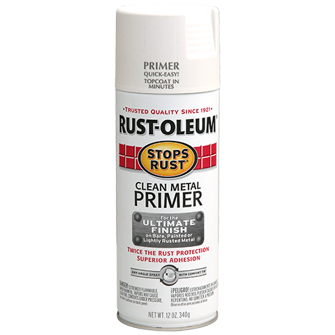 STRUST Protective Enamel Spray - Flat White Clean Metal P- Clean Metal Primer