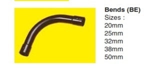 38mm uPVC ELECTRICAL BEND (WH)
