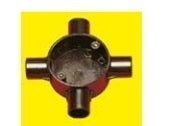 20mm uPVC CIRCULAR BOX 4 WAY   (BK) CB4W