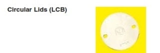 غطاء لصندوق دائري UPVC (WH)