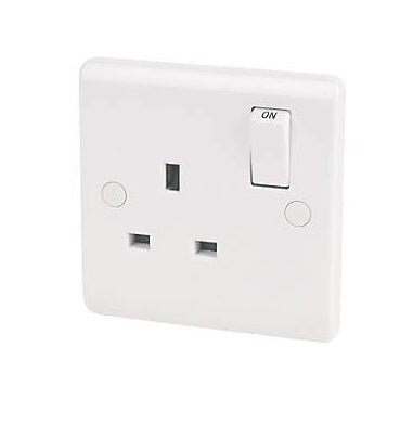 Single Gang Power Socket 13 Amp