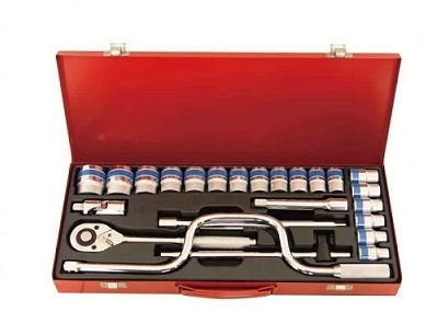 Socket Wrench Set 1/2"D 24 Pcs