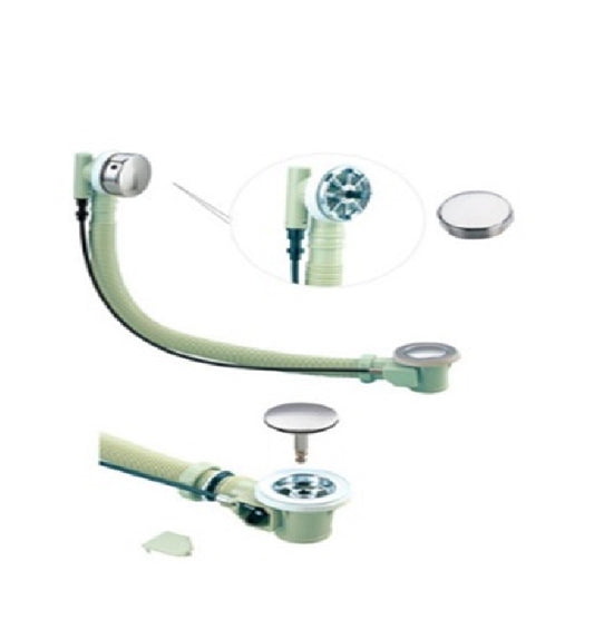 حوض الاستحمام انقر فوق Clack 1 1/2 "Drainer Bath Drainer 65cm