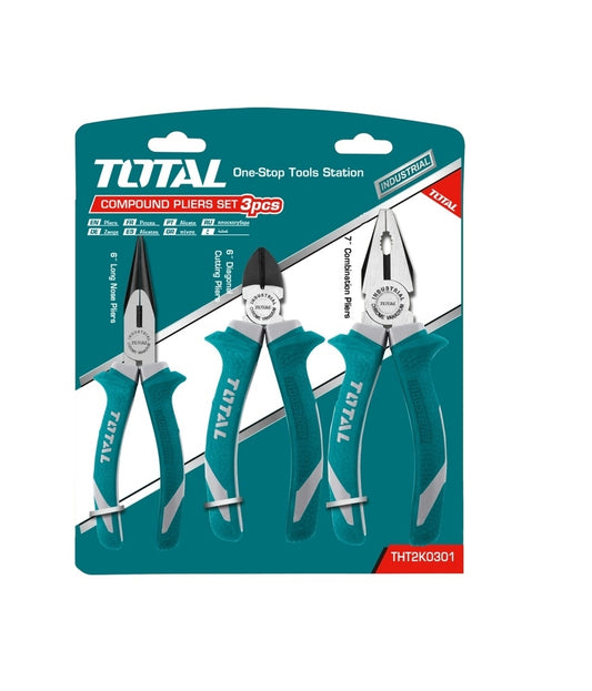 TOTAL Plier Combination Set 3Pcs