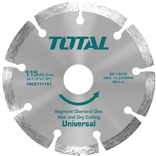 Total Diamond Disc Dry - 230(9)×22mm