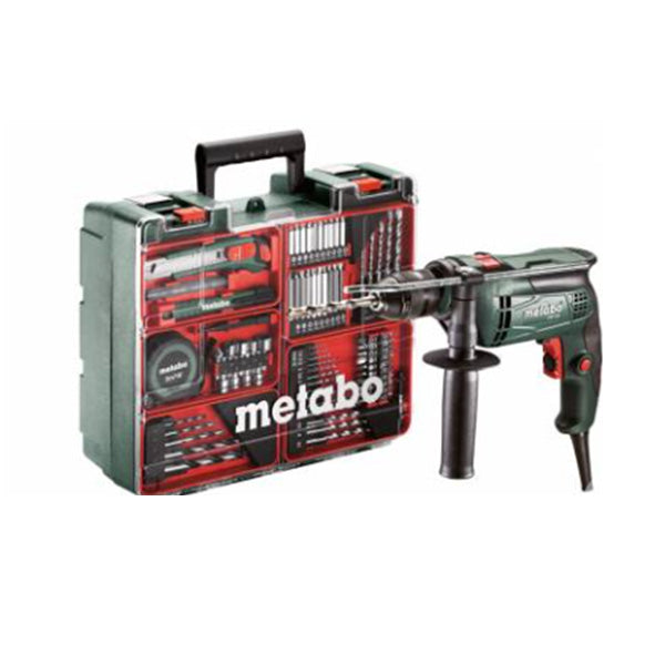 Metabo SBE 650 Set Germany Drill ، Driver ، Hammer Set 650 W keyed Chuck