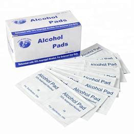 Disinfectant Alcohol Pads, Sterile Alcohol Swabs, 200 pc