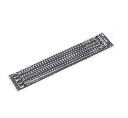 steel BBQ skewers 8 pcs