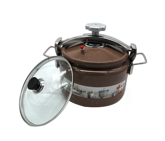 Granite Pressure Cooker With Glass Lid 11 Liter - MT-20-331