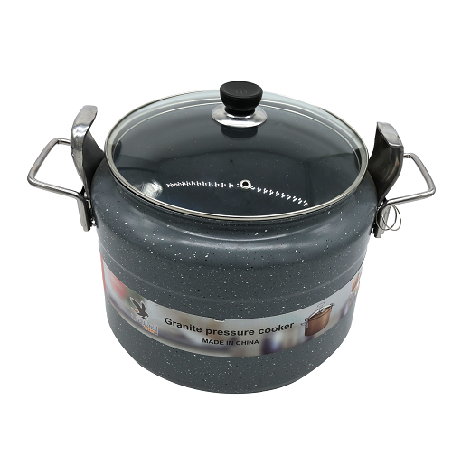 Granite Pressure Cooker With Glass Lid 5 Liter - MT-20-328
