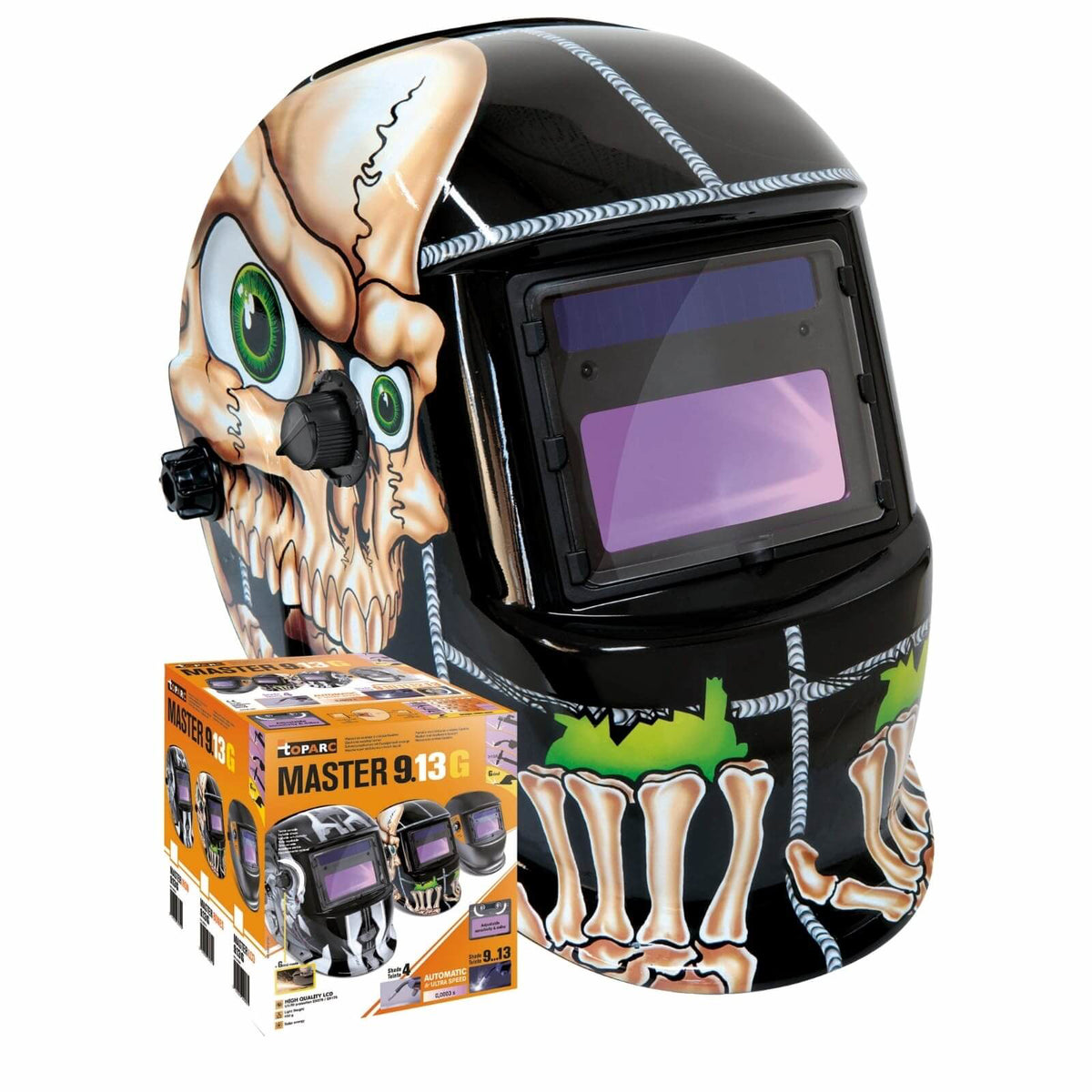 Auto Darkening Welding Helmet LCD MASTER 9.13 G